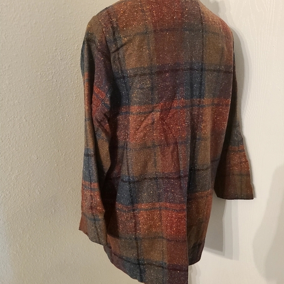 Norton McNaughton Vintage Wool Plaid Jacket size 8 - Picture 4 of 7